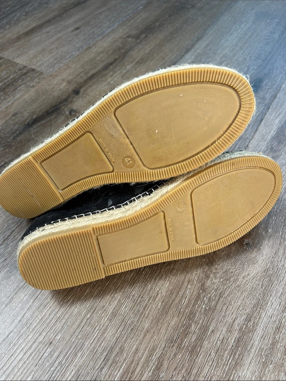 Women's Black Lace Espadrille Sneaker